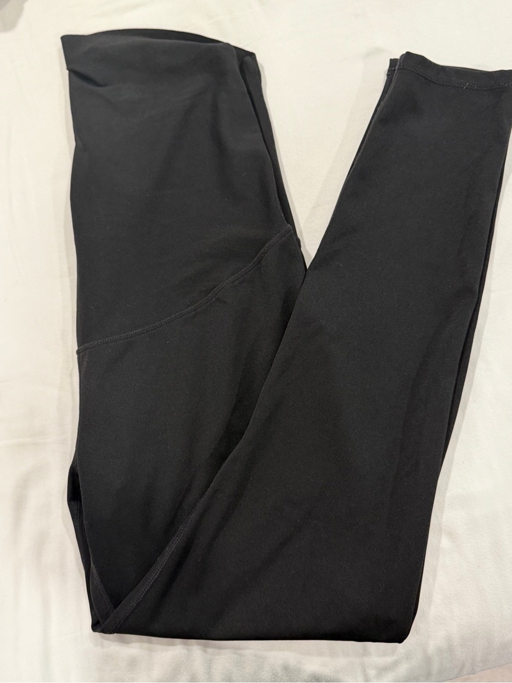Women's Black High-Waisted Maternity Leggings